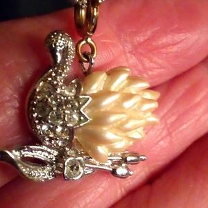 Spectacular Nolan Miller swan necklace